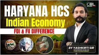 L-01 | FDI & FII Difference in One Video | Indian Economy Concepts
