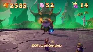 Spyro Reignited Trilogy 3 Spikes Arena 100% No Damage Taken!