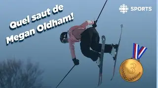 Megan Oldham d&eacute;croche le bronze &agrave; l'&eacute;preuve du grand saut | Ski acrobatique