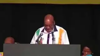 The south african President Can&rsquo;t Pronounce &ldquo;beginning&rdquo;
