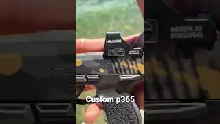 Custom Sig P365 #notforsale #youtubeshorts #sig #p365 #custom #holosun