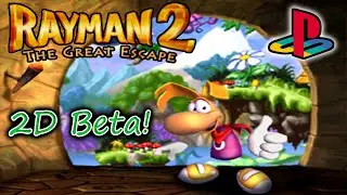 2D BETA Bonus Level in Rayman 2: The Great Escape! (PS1 Exclusive)
