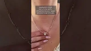 What do you manifest?💫#moonmagicjewelry #shorts #rawcrystals #moonstone #manifestation