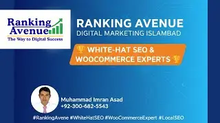 Best Digital Marketing Agency in Islamabad - Ranking Avenue: White-Hat SEO & WooCommerce Store