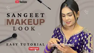 Sangeet Makeup look❤️ | GRWM for wedding✨| Makeup Tutorial💄