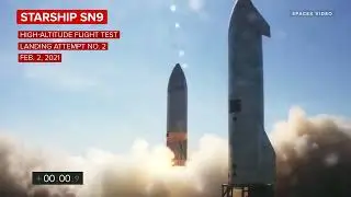 The evolution of SpaceX's Starship SN9 with explosions!