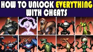 War of the Monsters - ALL CHEAT CODES GUIDE + How to unlock all Characters, Costumes & Stages (PS2)