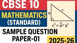 CBSE Class 10 mathematics (Standard ) sample Question paper 2025-26/ Multiple Choice Questions
