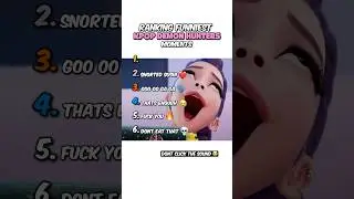Ranking Funniest KPop Demon Hunters Moments 😭