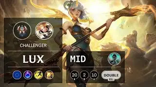 Lux Mid vs Karma - EUNE Challenger Patch 10.2