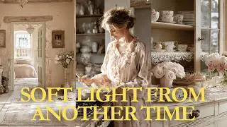Romantic Shabby Chic English Country Vintage Rose & Creamy Sunlight | Cottage Home of Love and Lace