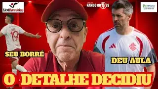 #INTER: EMPATE COM ASSINATURA DE BERNABEI/PEZZOLANO É O NOME DO MARACANÃ/SEU BORRÉ/A MUDANÇA TÁTICA