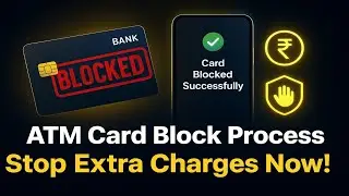 How to Block or Deactivate Your ATM/Debit Card Instantly | Stop Extra Charges & Protect Your Money |