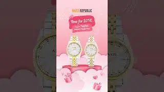 Time for LOVE this Valentine's Day! Get your PAIRfect watches only on Watch Republic Shop. #watches