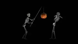skeleton climbing