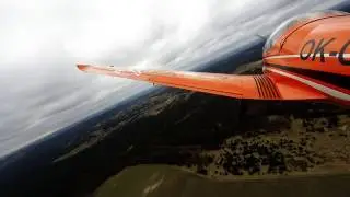 Ogrodzieniec z lotu ptaka 26 03 2007r start z lotniska EPRG
