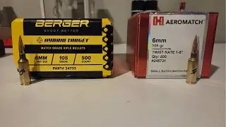 Berger 105 Berger Hybrid Target VS Hornady 105 Aeromatch. Как работает Temu Hybrid Target?!