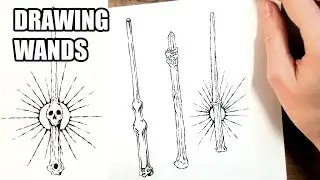 Drawing Wands with Textured Lines