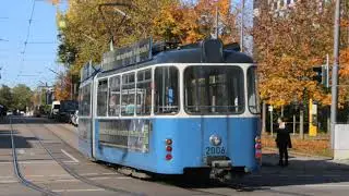 (SOUND) Mitfahrt im P-Wagen - P 3.16 - Baujahr 1967 - MVG 2006 - Münchener Verkehrsgesellschaft mbH