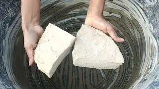Earthy natural pure mud dry water crumbling 😋 snappy mouthwatering dust 🌪️ oddlysatisfying 
