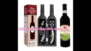 Bottle Shaped 5 Pieces Wine Accessories Gift Sets