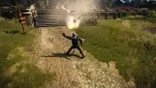 Witcher in a bad mood | Vegelbud Residence | Redania | The Witcher 3: Wild Hunt