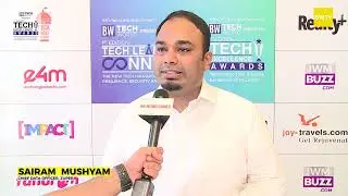 Sairam Mushyam, Chief Data Officer, ZUPEE | BW Tech Excellence Awards 2025