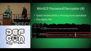 Defcon 18 Toolsmithing, пример моста IDA для создания инструмента обратной разработки. Адам Приджен, Мэт Волленвебер, часть