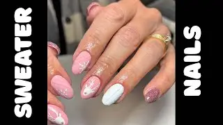 Sweater Nail Design Tutorial 