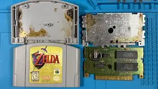 ASMR Teardown of Zelda: Ocarina of Time (N64) – Retro Game Restoration