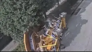 Video shows dramatic moment of Pedal Pub crash