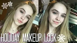 Holiday makeup look// Rosegold eyeshadow