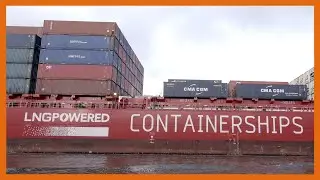 Vorbeifahrt der CONTAINERSHIPS ARCTIC im Nord-Ostsee-Kanal