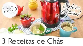 3 Receitas de Chás + Chaleira Elétrica Mondial - Maurício Rodrigues