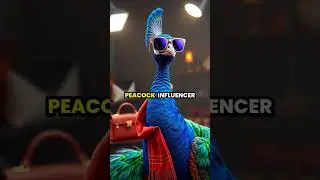 The Rise of a Peacock Influencer: From Strut to Stardom! 🦚✨
