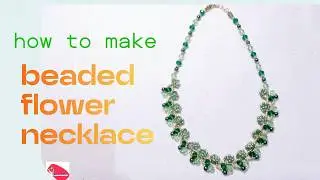 DIY Beaded Necklace with miyuki seeds, pearl &crystals handmade beaded necklace#beadedjewelry#miyuki