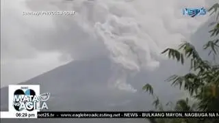 Mayon volcano ashfall, masama sa kalusugan, ayon sa PHIVOLCS