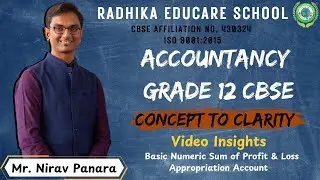 Basic Sum on Profit & Loss Appropriation Account | Class 12 CBSE Accountancy | Partnership Accounts