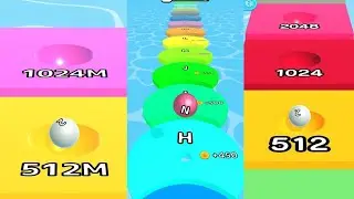 2048 | History Cleared - All Games From Level 1 [ Ball Run Infinity vs A-Z Run ] #cutiepie22yt
