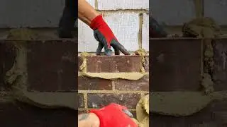 SATISFYING BRICKLAYING, subscribe to see more, #asmr #satisfying #bricklaying #work #bricklayer
