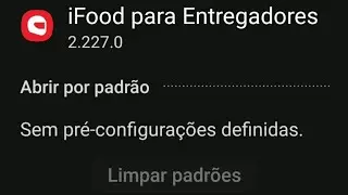Tirando o waze ou Google maps de padr&atilde;o do ifood