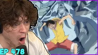 Luffy Uses Conqueror's Haki in Marine Ford (one piece)