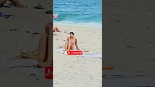 Miami Lady, Angel Praying God  at the beach, #balharbour #beach #miamicondo #travelvlog