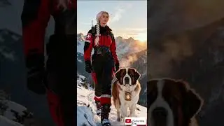 Saint Bernard &ndash; The Alpine Rescue Legend | Snowy Morning in the Swiss Alps