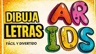 🎁 C&oacute;mo Dibujar LETRAS ORIGINALES en 3D | Exclusivo - Capitulo 001