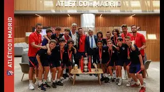 ¡Así fue la visita del Infantil B, campeón de LaLiga Promises, al Wanda Metropolitano!
