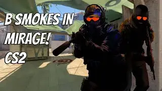 BASIC SMOKES ON B SITE IN MIRAGE CS2