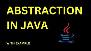 What is Abstraction in Java || Abstraction in java tutorial ||  Java Abstraction explained