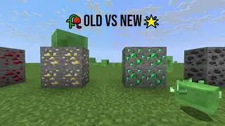 OLD Minecraft Textures VS NEW Minecraft Textures