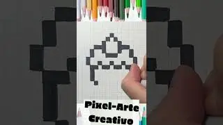 Pixel Art Idea - Cup Cake #comida #pixelart #roomdecor #cupcake #cupcakes #muffins
